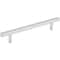 Jeffrey Alexander 128 mm Center-to-Center Polished Chrome Square Dominique Cabinet Bar Pull 845-128PC - alternate 1